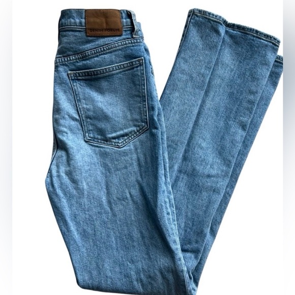 Aritzia Denim Forum The Bailey High Rise Boot 32L Size 25 - Picture 5 of 16